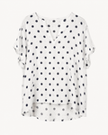 Blusa Mc Cuello V Lunares