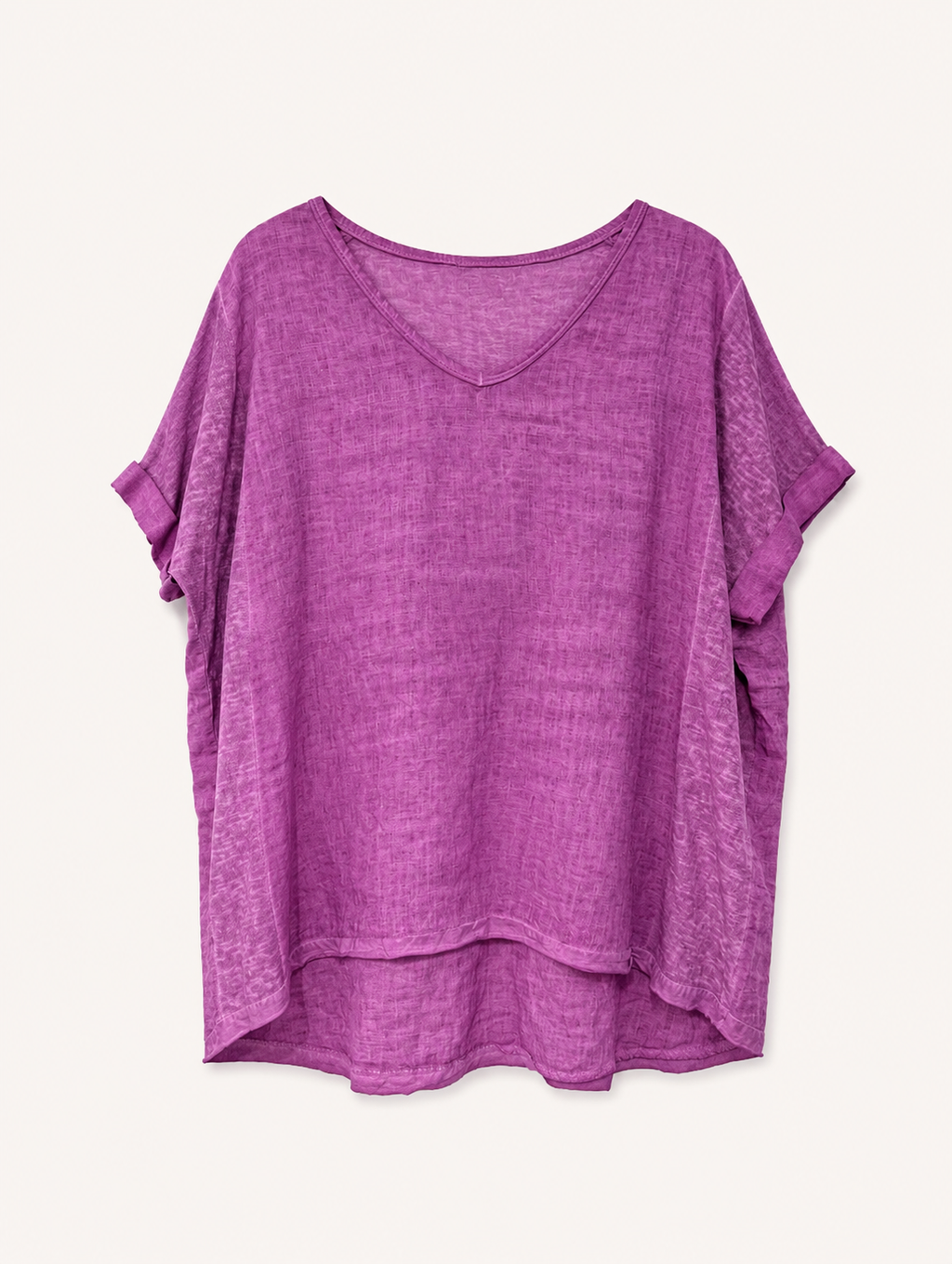 Blusa Mc Cuello V Plain