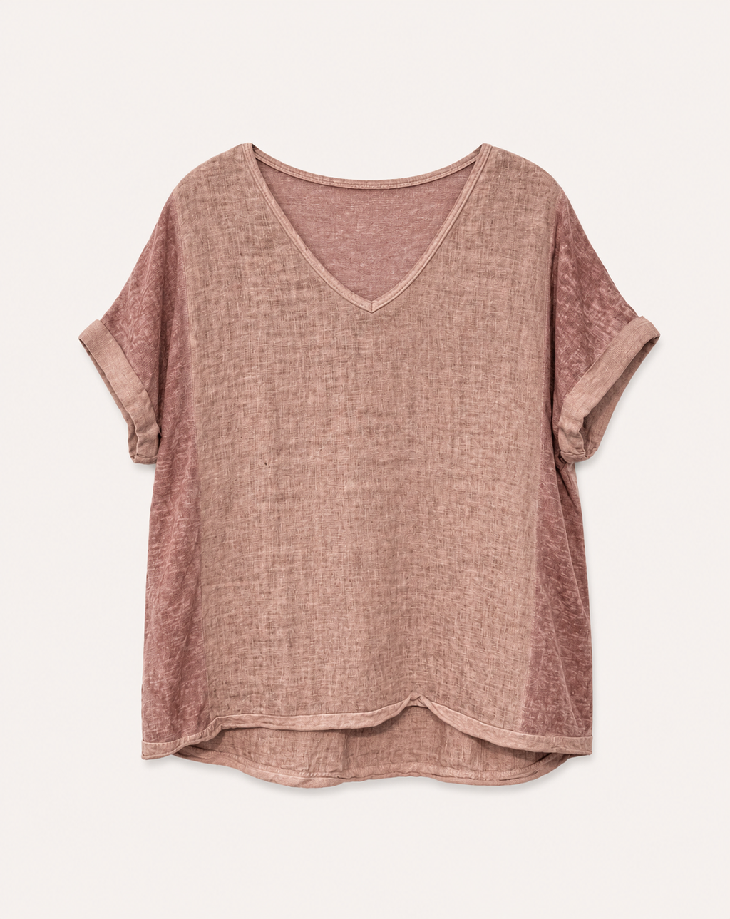 Blusa Mc Cuello V Plain