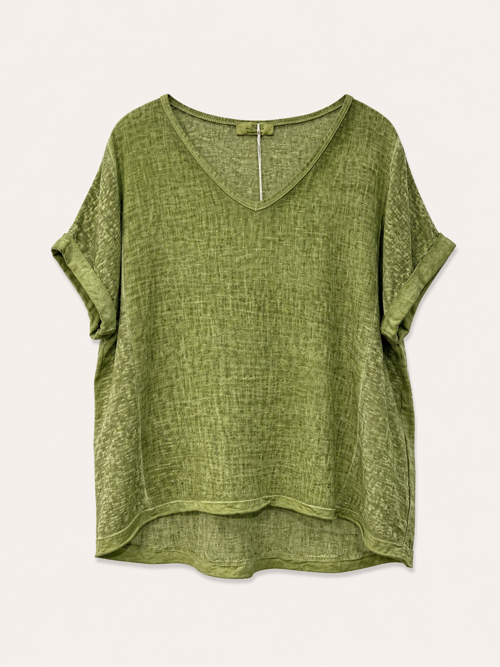 Blusa Mc Cuello V Plain