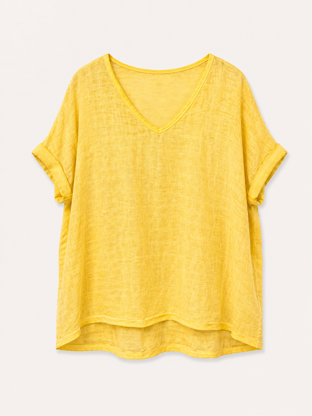Blusa Mc Cuello V Plain