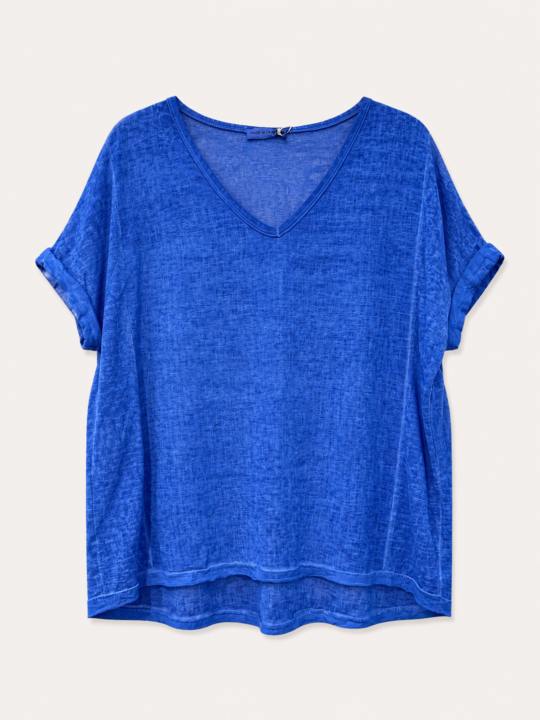 Blusa Mc Cuello V Plain