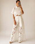 CONJUNTO BRODERIE MC PANTALON BLANCO