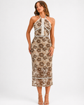 VESTIDO SM CROCHET TONOS TIERRA