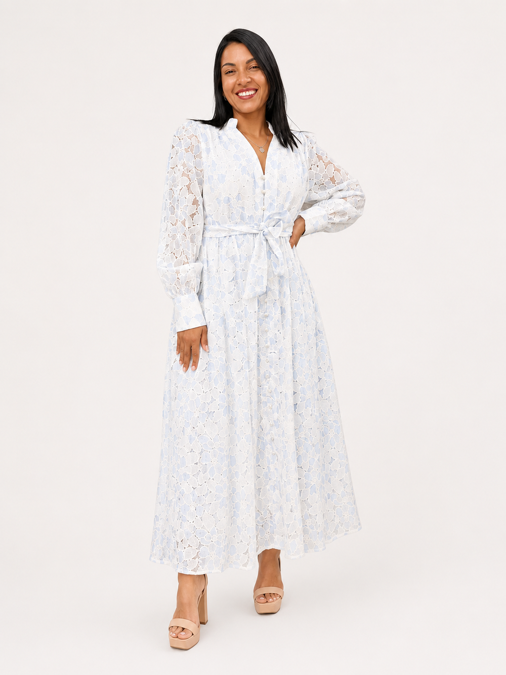 VESTIDO ML BRODERIE