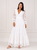 VESTIDO ML LARGO BLANCO