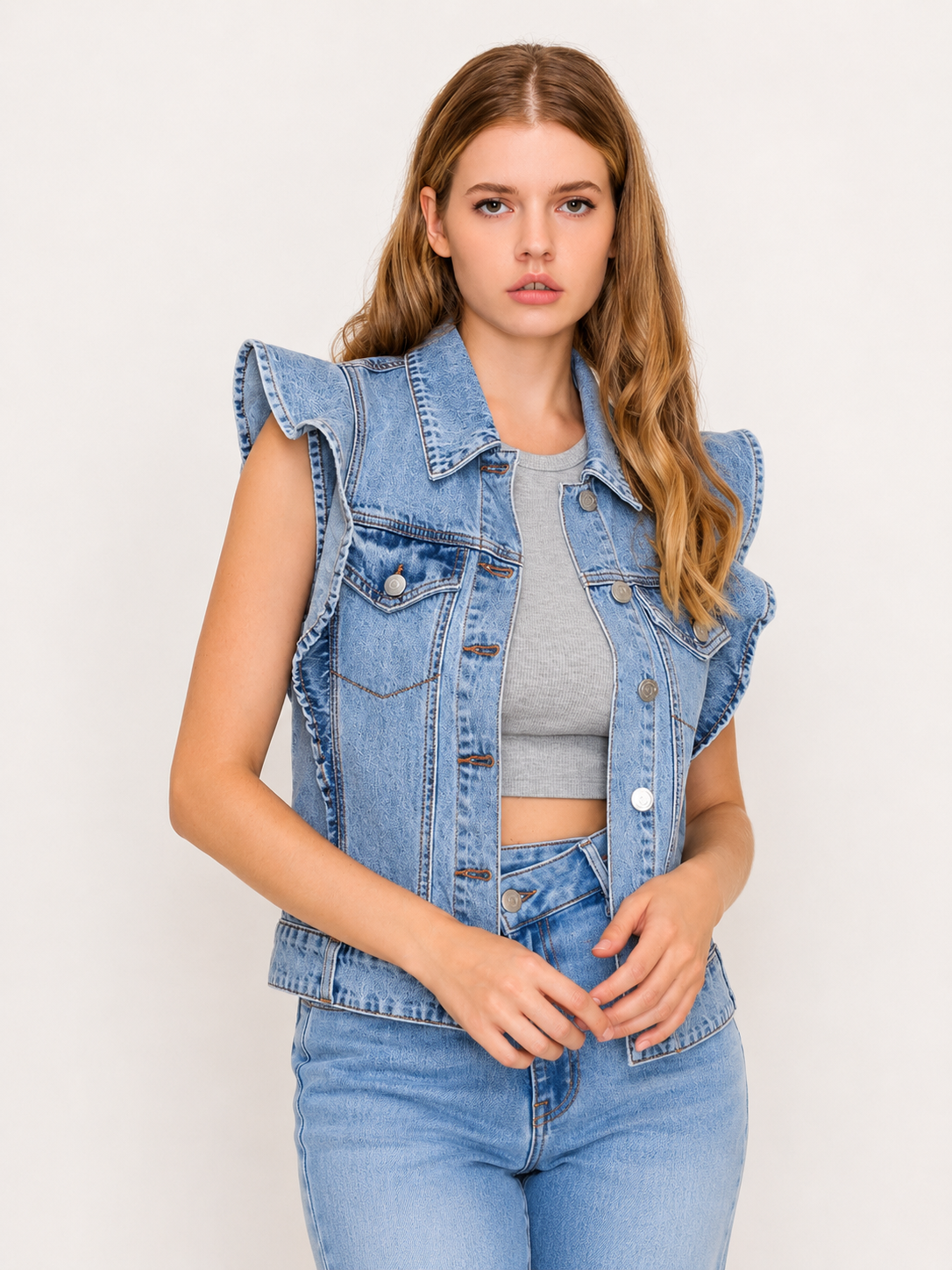 CHALECO DENIM