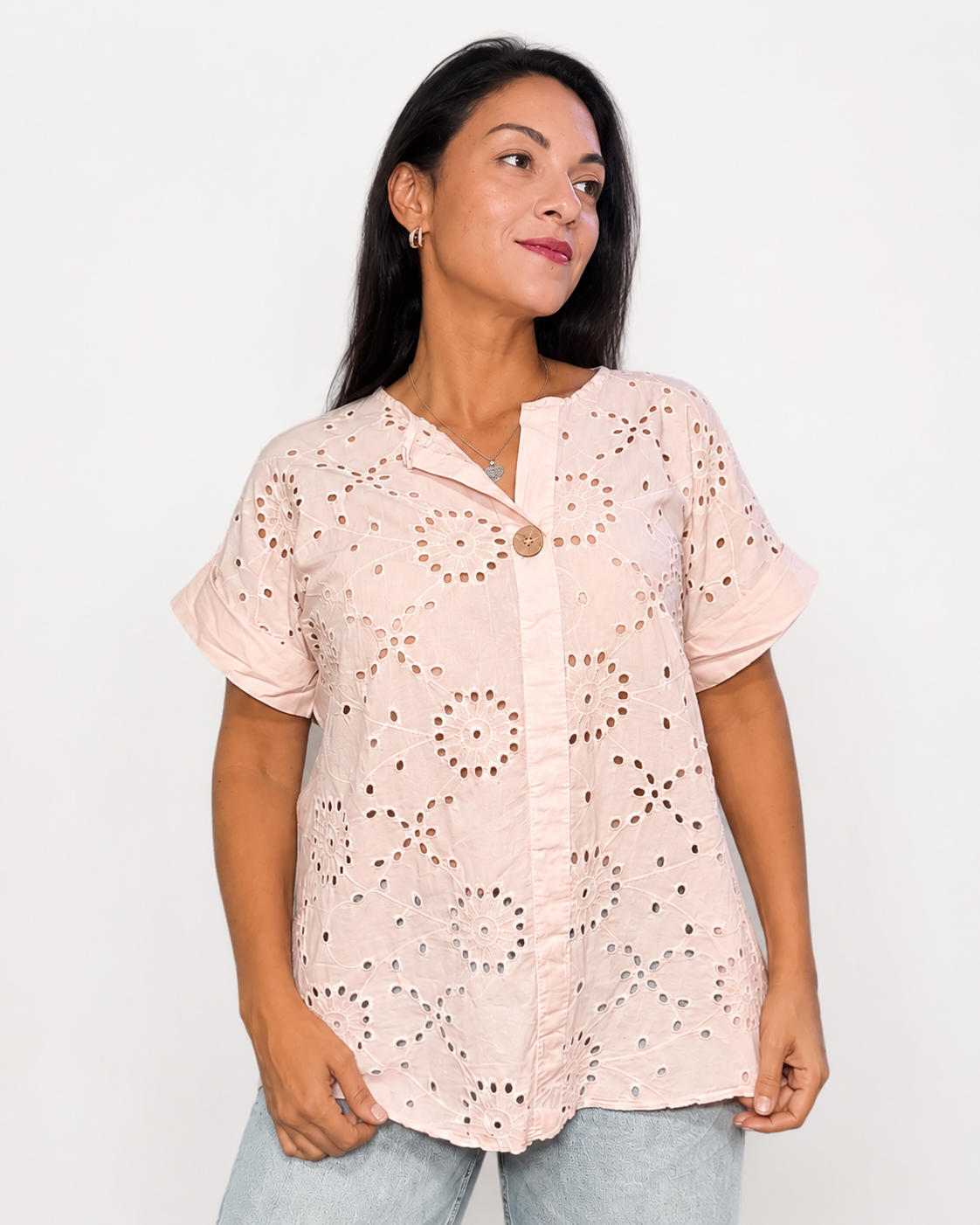 Blusa Mc Broderie Boton