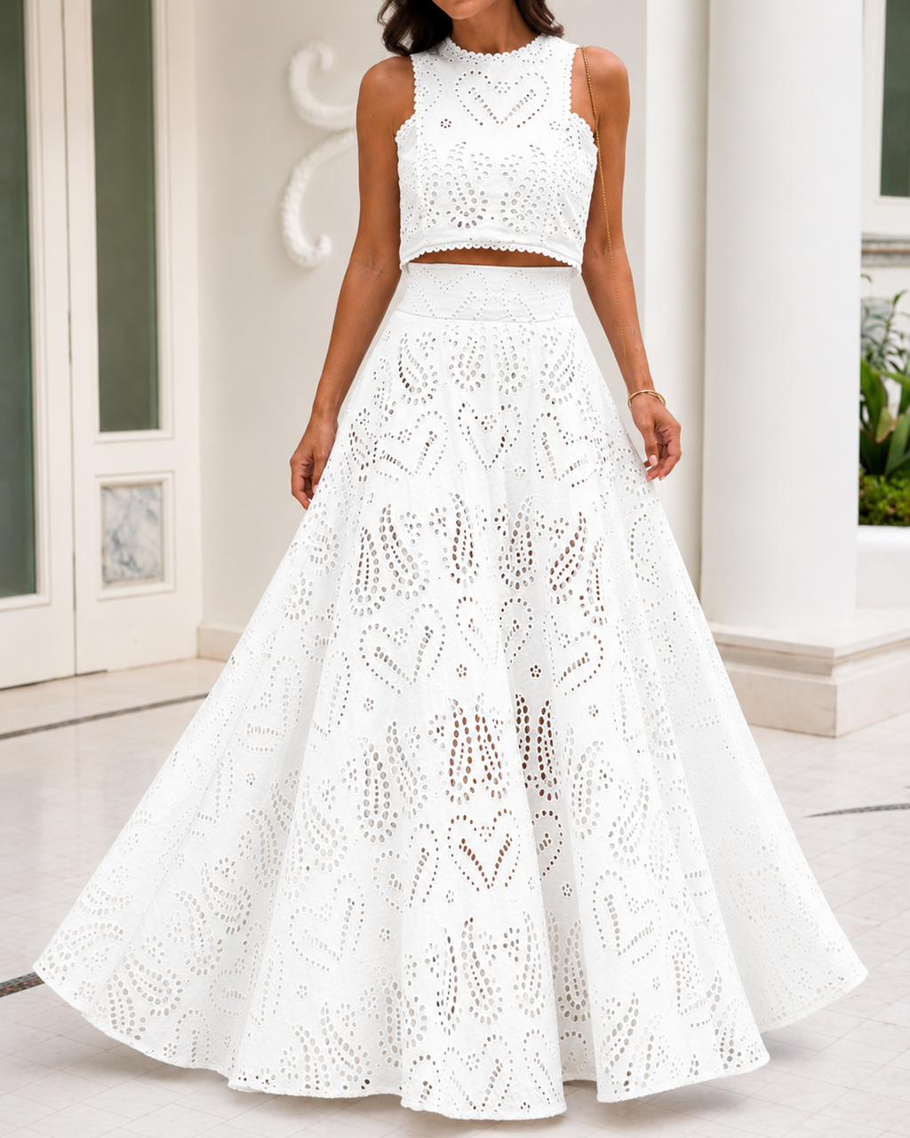 Conjunto Top Falda Ali