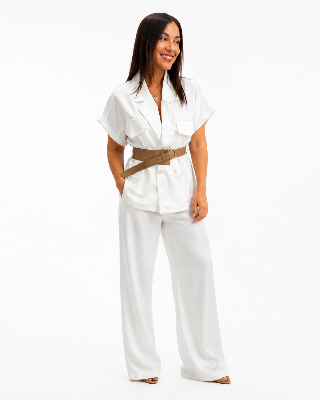 Conjunto Blanco Correa Chicways