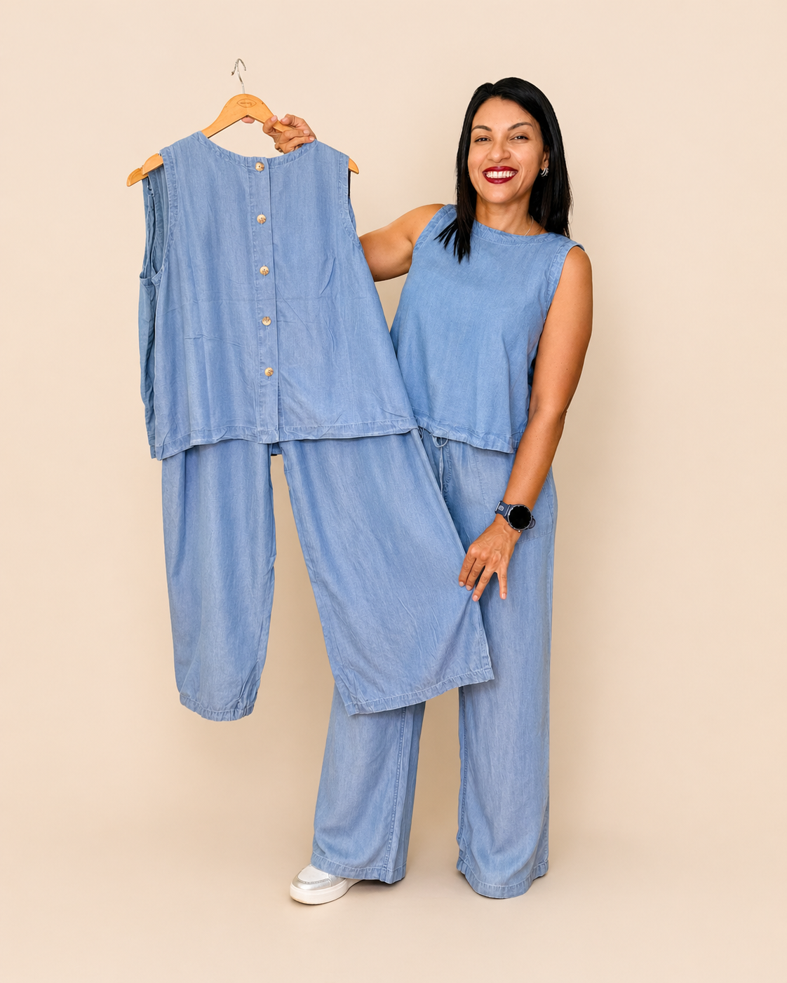 CONJUNTO CHAMBRAY