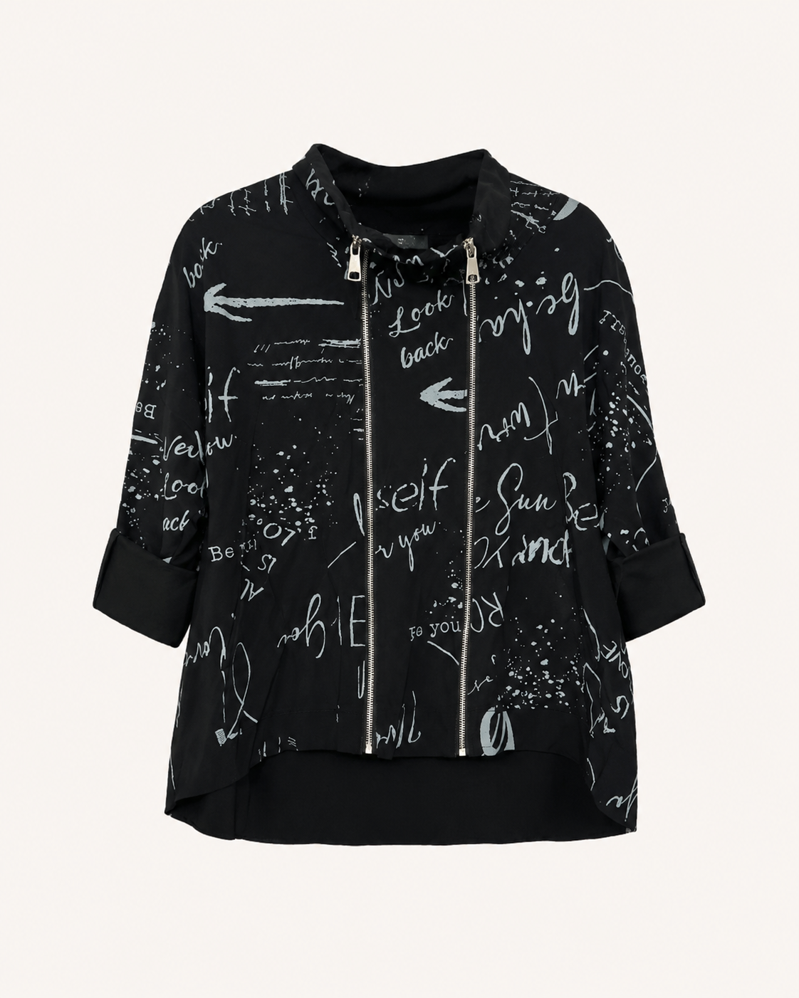 Blusa Mc Letras Y Cierre