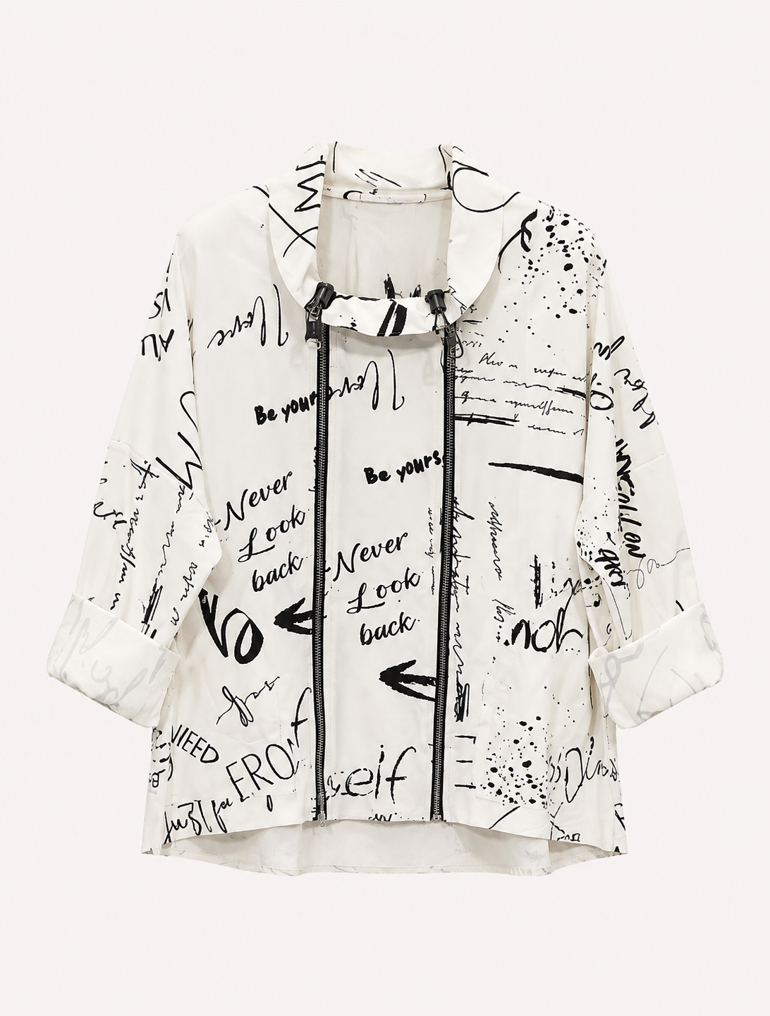 Blusa Mc Letras Y Cierre