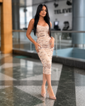 Vestido Pegado Mesh Privy