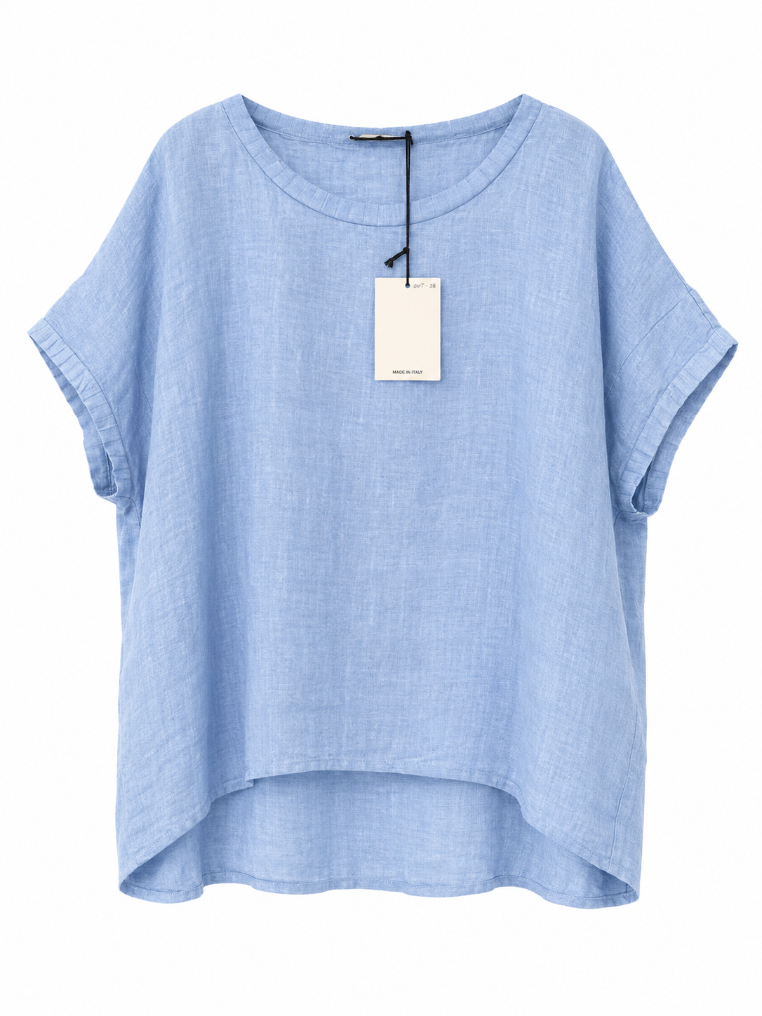 BLUSA CUELLO REDONDO LINO