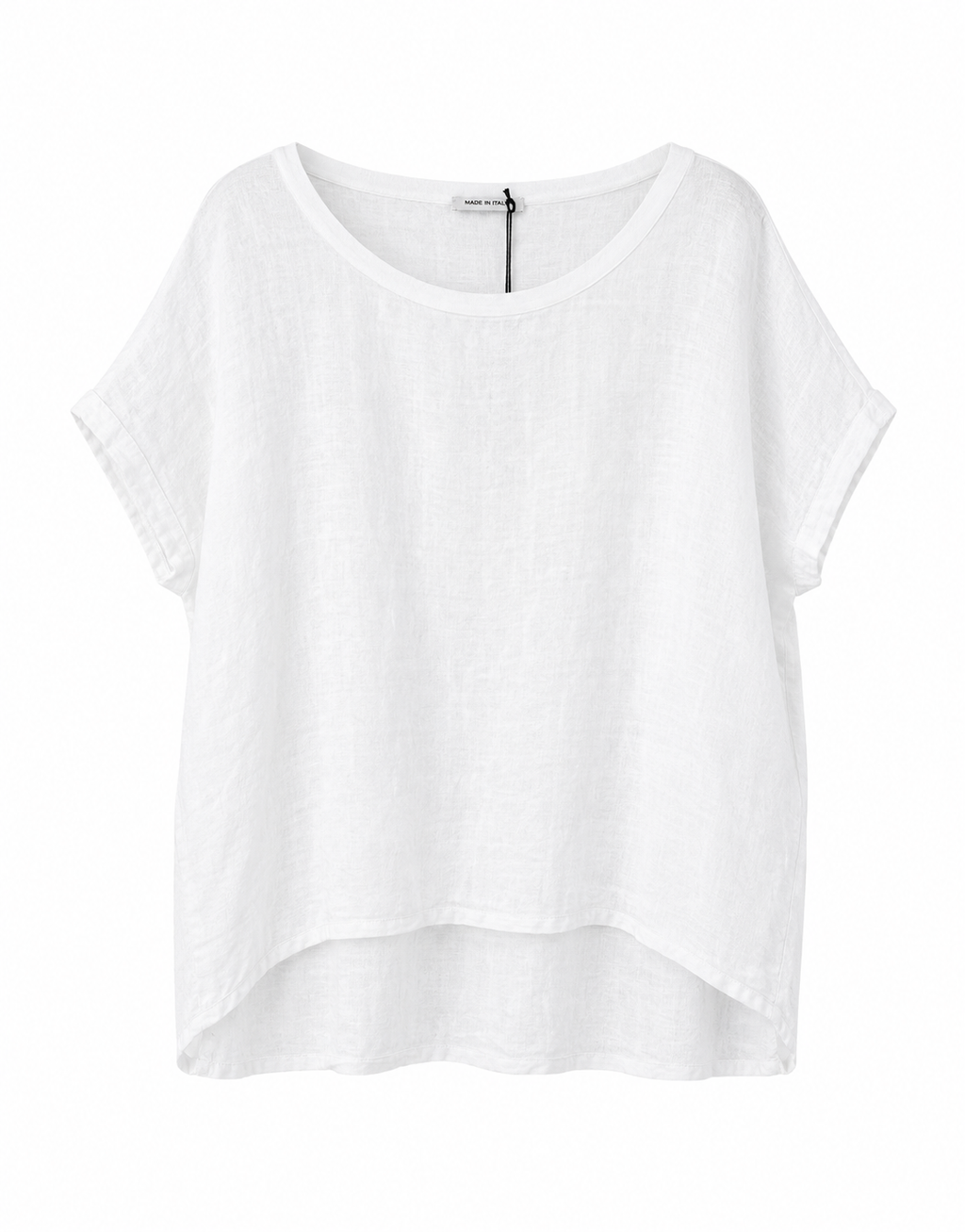 BLUSA CUELLO REDONDO LINO