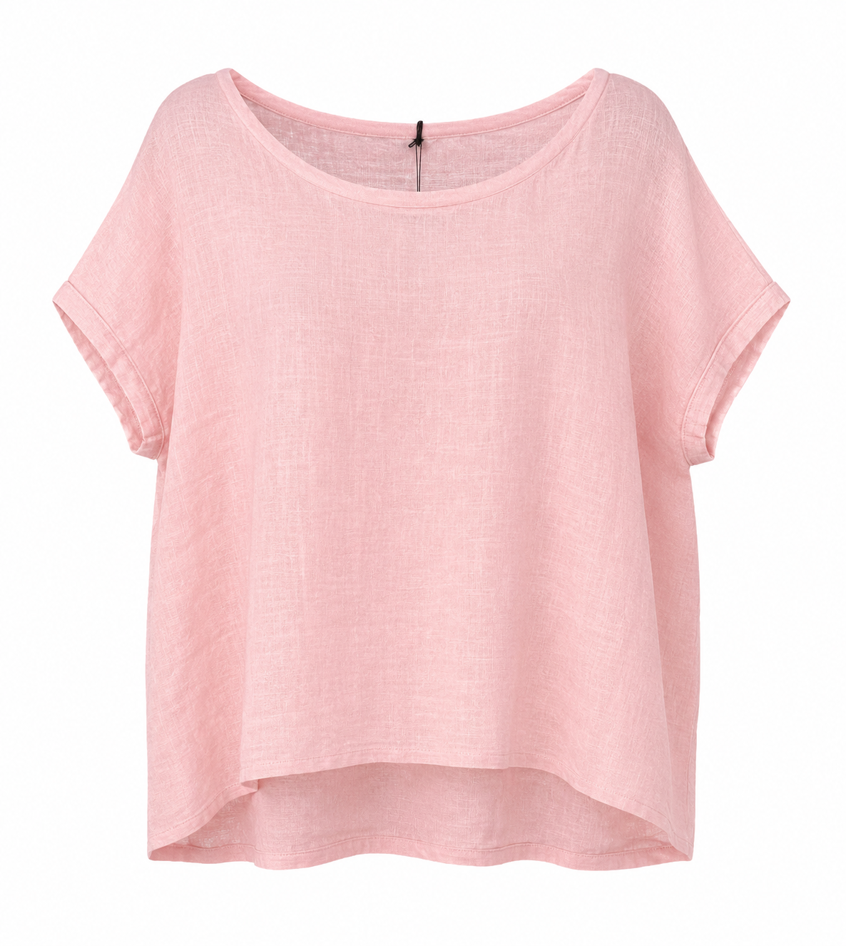 BLUSA CUELLO REDONDO LINO