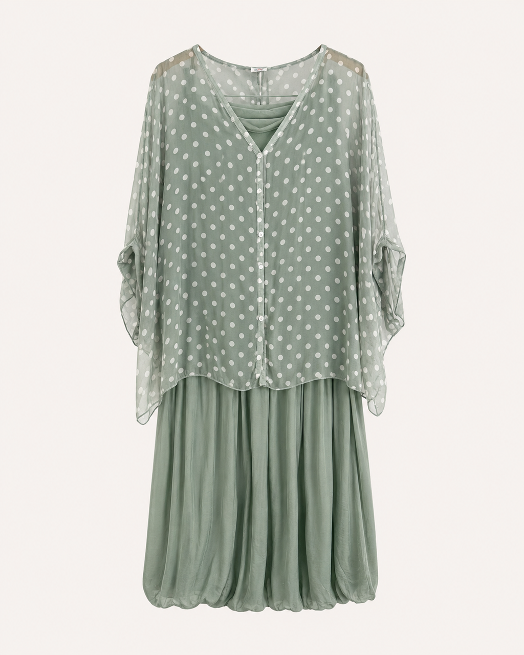 Conjunto Seda Blusa Pepas