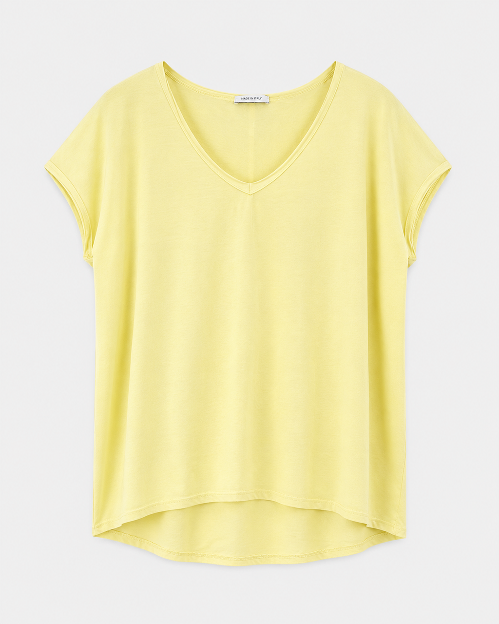 BLUSA PLAIN CUELLO V ALGODON