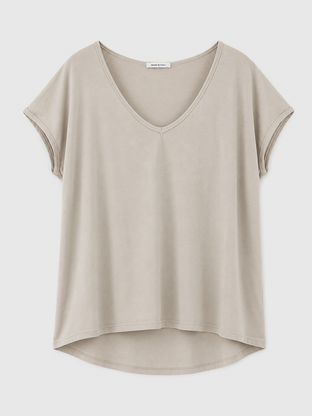 BLUSA PLAIN CUELLO V ALGODON