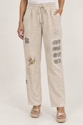 Pantalon Lino Franjas Lt R.8058
