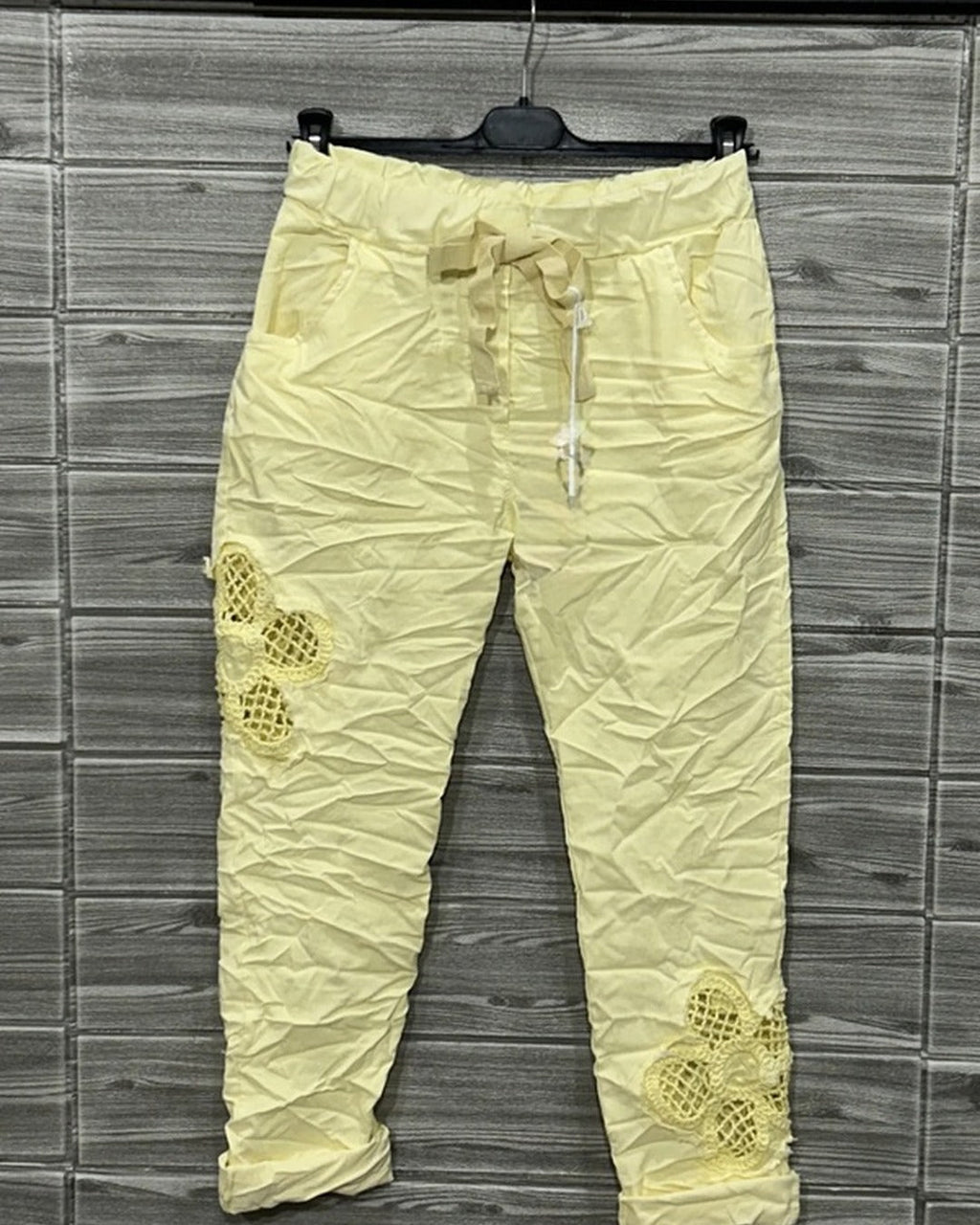 JOGGER FLOR TEJIDA