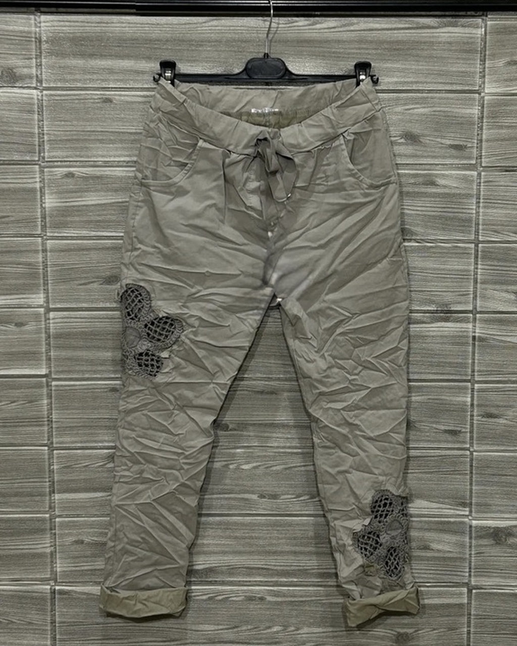 JOGGER FLOR TEJIDA