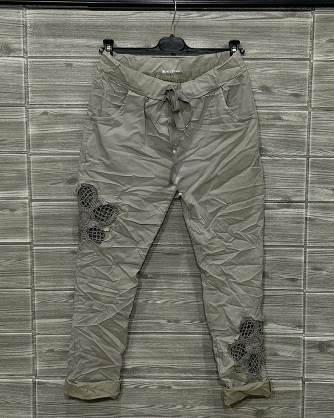 JOGGER FLOR TEJIDA