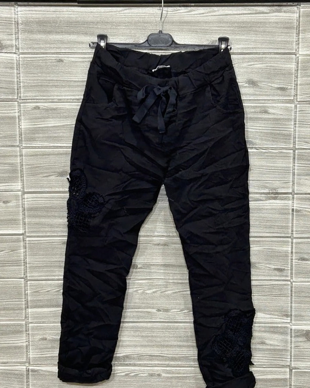 JOGGER FLOR TEJIDA