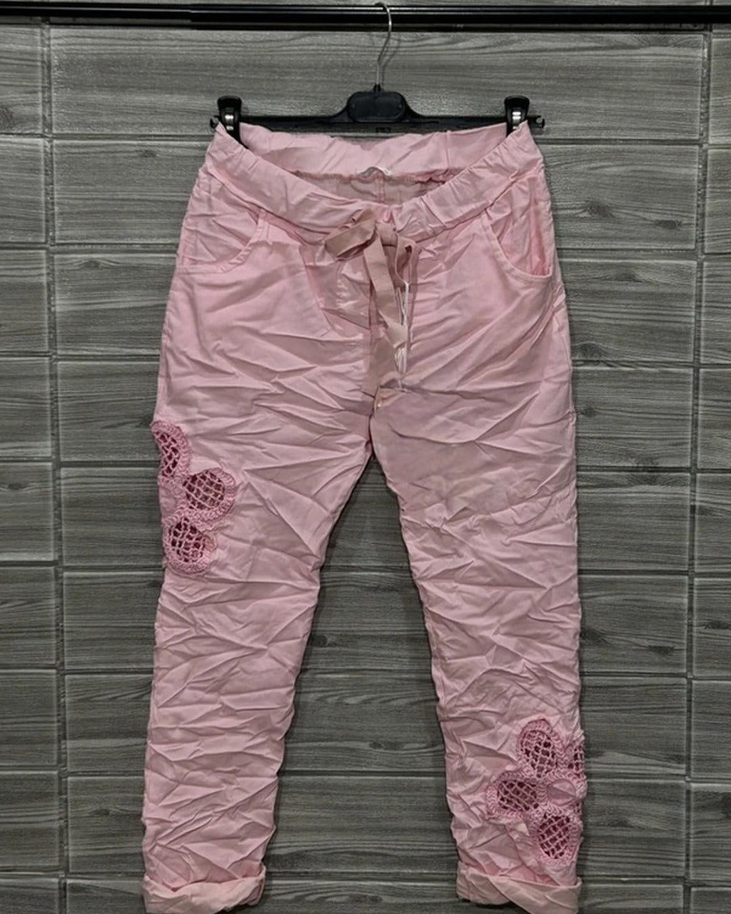 JOGGER FLOR TEJIDA