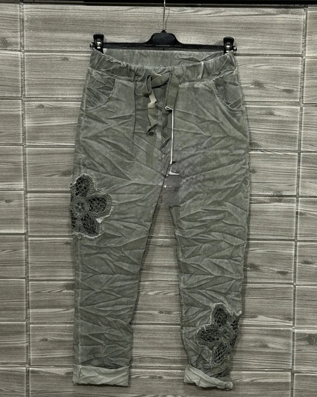 JOGGER FLOR TEJIDA