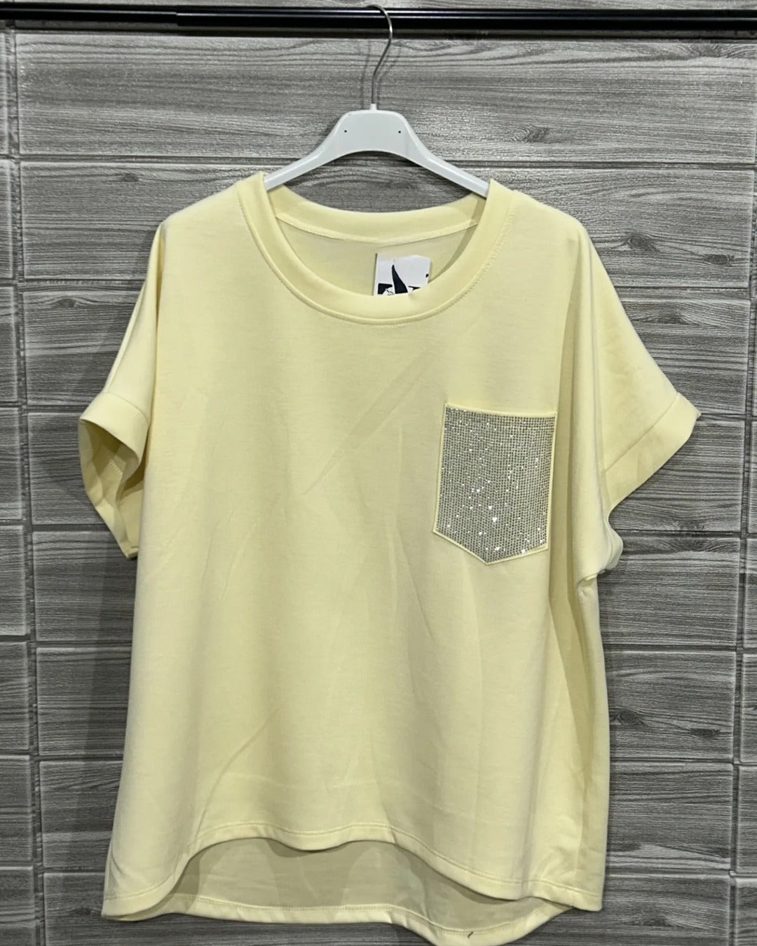 BLUSA MC BOLSILLO LT