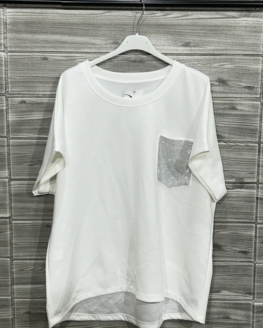 BLUSA MC BOLSILLO LT