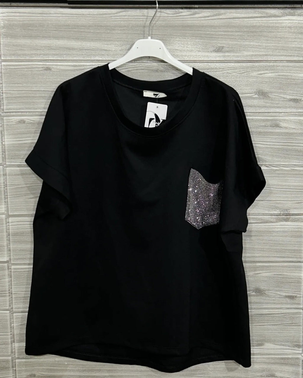 BLUSA MC BOLSILLO LT