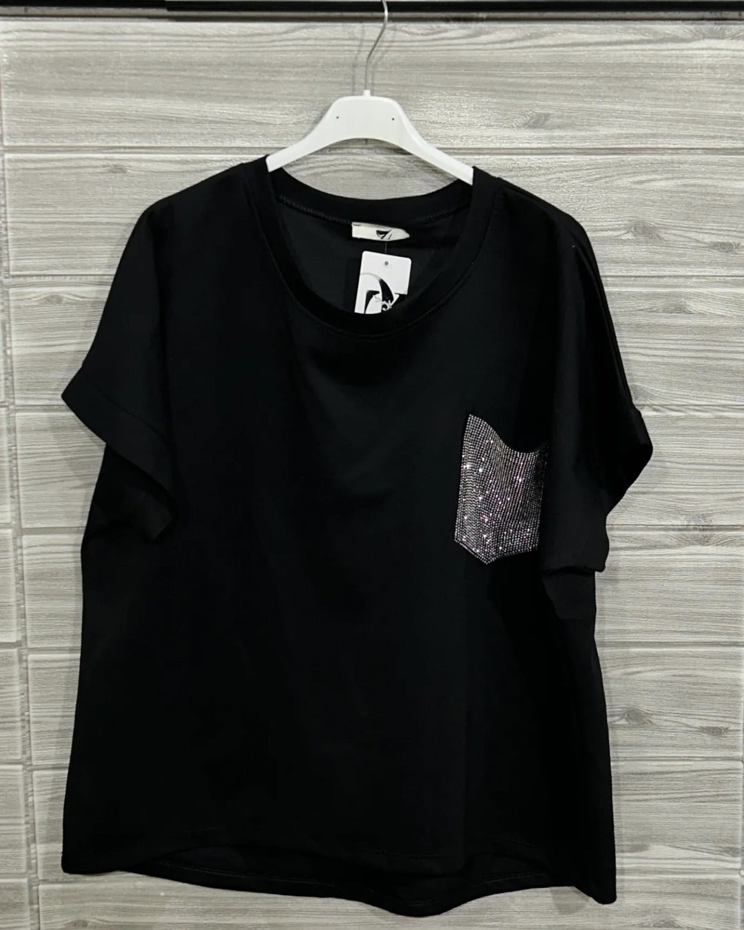 BLUSA MC BOLSILLO LT