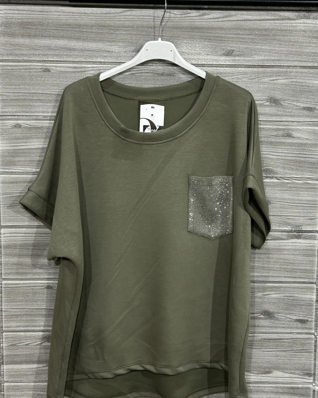 BLUSA MC BOLSILLO LT