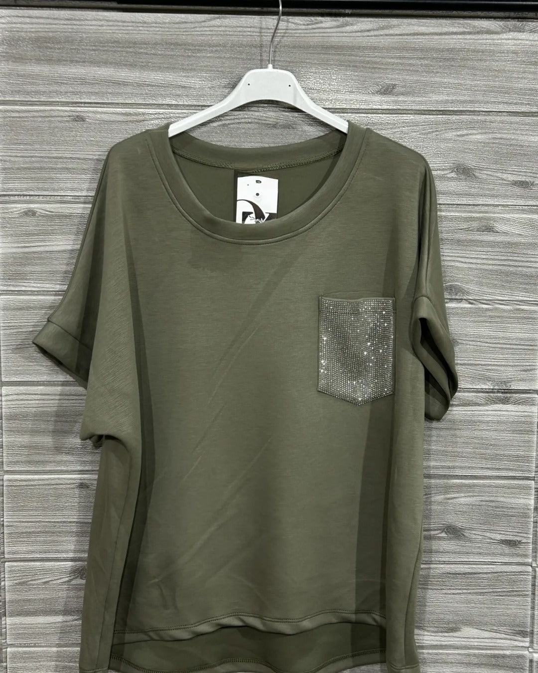 BLUSA MC BOLSILLO LT