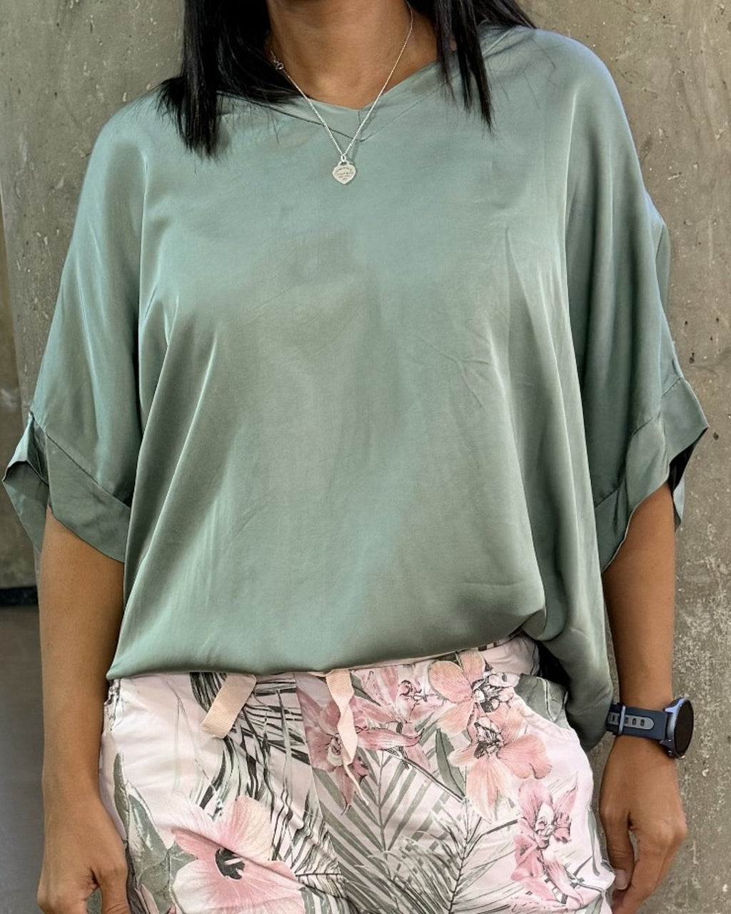BLUSA MC SEDA CUELLO V