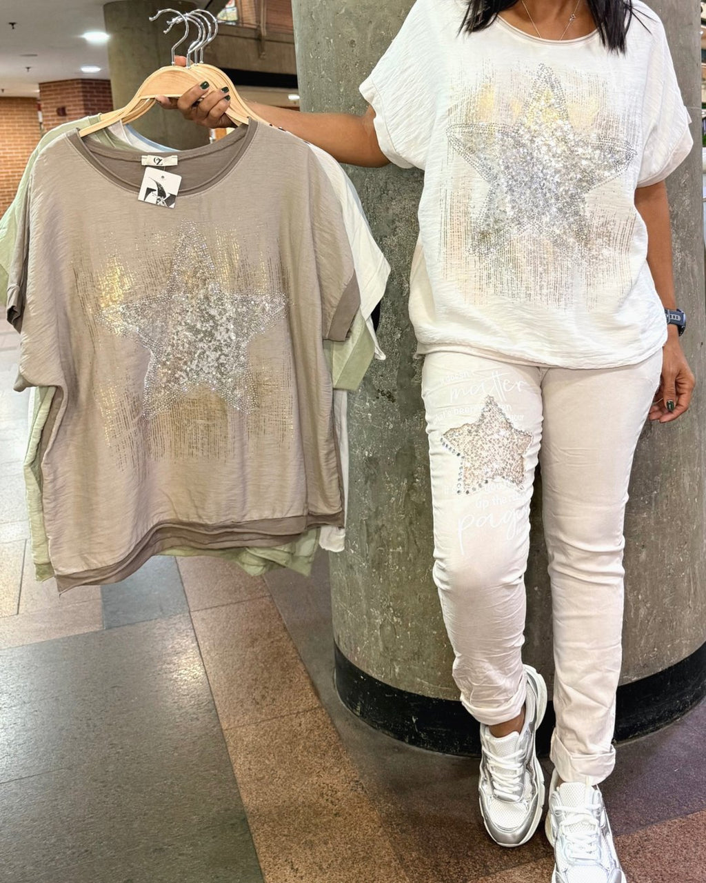 BLUSA MC ESTRELLA LT